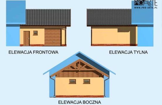 GP7 garaż dostawiany