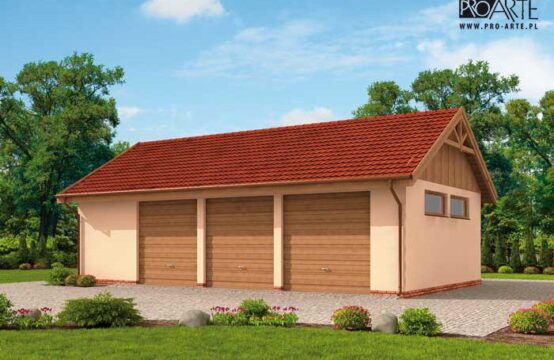 G261 garaż trzystanowiskowy