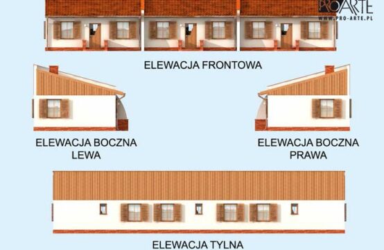 LUBLANA 2 dom letniskowy (zabudowa szeregowa)