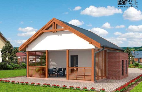 G301 szkielet drewniany budynek gospodarczy bez bramy