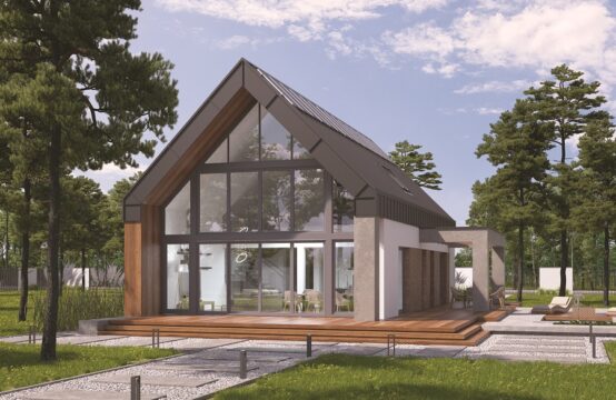 Dom z klimatem &#8211; wariant IV (z wentylacją mechaniczną i rekuperacją) &#8211; A102c