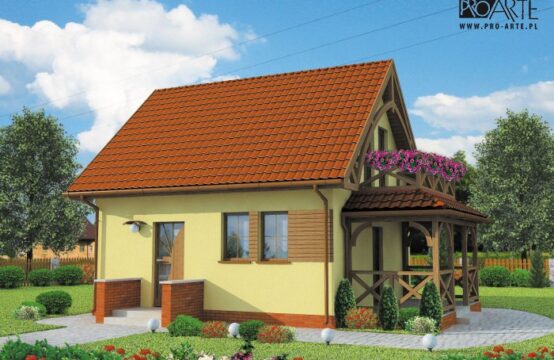 ORLEAN C dom mieszkalny, całoroczny ogrzewanie kominek z płaszczem wodnym