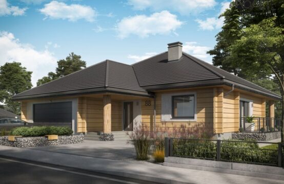 ALEXANDRIA projekt domu z bali drewnianych