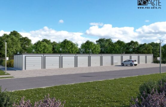 GB43 K projekt garażu jedenastostanowiskowego