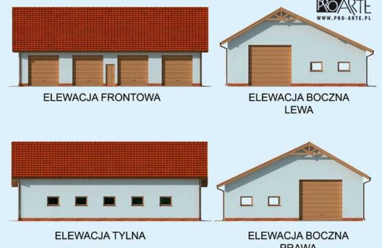 G233 garaż trzystanowiskowy