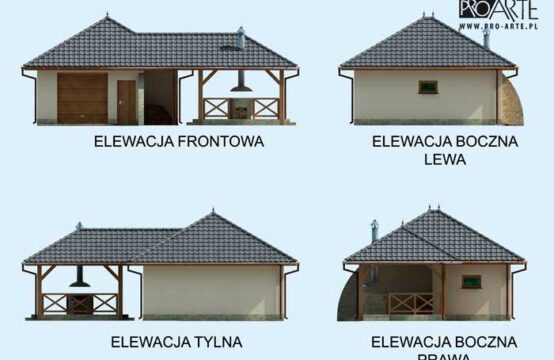 G24 garaż jednostanowiskowy z pomieszczeniem gospodarczym