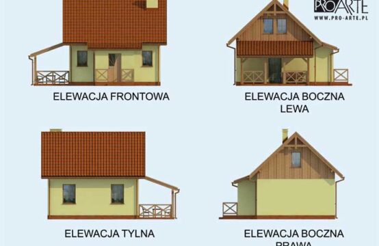 LIMA dom letniskowy z poddaszem