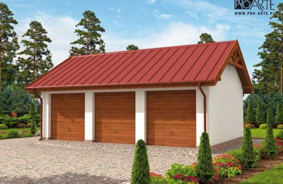 G305 garaż trzystanowiskowy