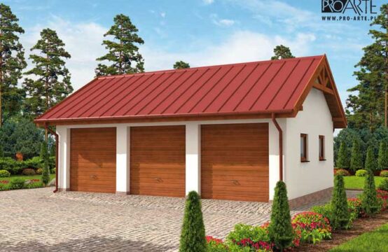 G305A garaż trzystanowiskowy