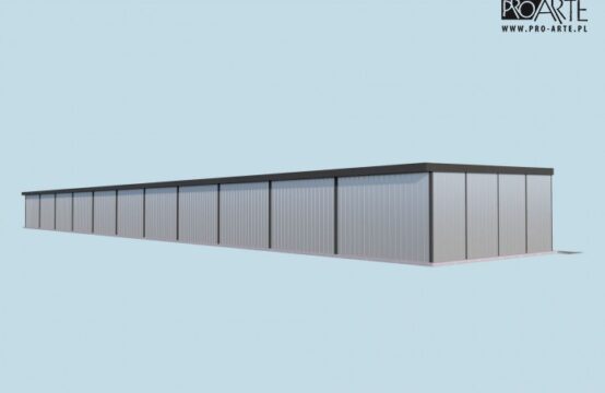 GB43 K projekt garażu jedenastostanowiskowego