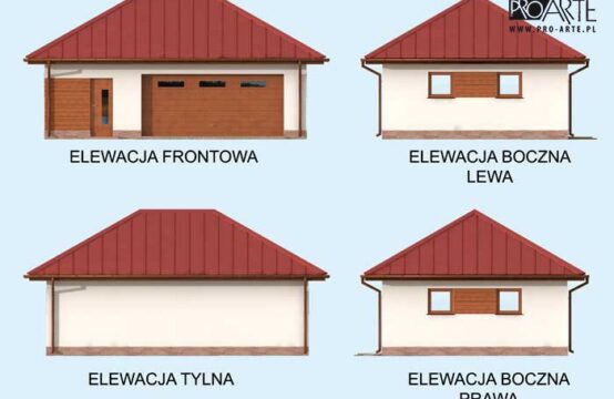 G293 szkielet drewniany budynek gospodarczy