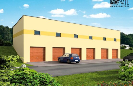 G317 garaż wielostanowiskowy, dwupoziomowy