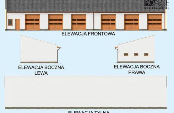 G271 szkielet drewniany sześciostanowiskowy