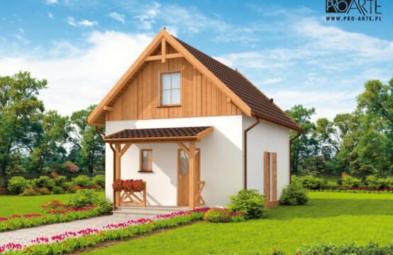 OKLAHOMA dom letniskowy z poddaszem szkielet drewniany