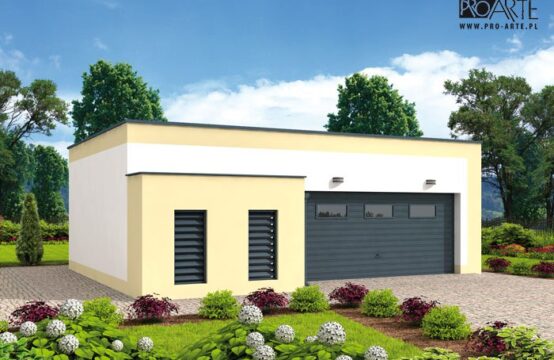 G316 garaż dwustanowiskowy z pomieszczeniem gospodarczym