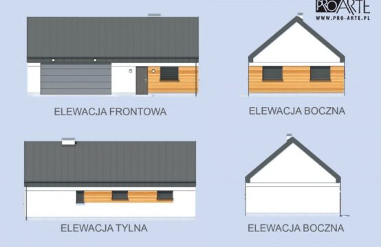 G362A garaż dwustanowiskowy z pomieszczeniami gospodarczymi