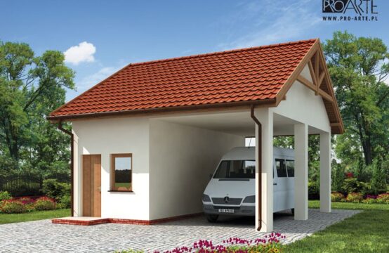 G212 wiata garażowa