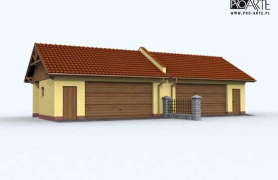 G87 bliźniak (jeden segment), projekty garaży