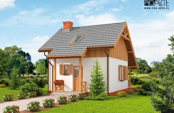 LUIZJANA szkielet drewniany dom letniskowy z poddaszem