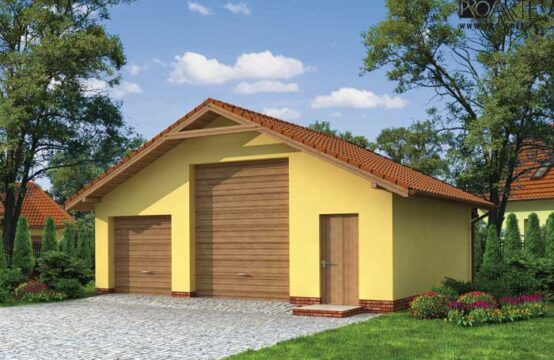 G196 garaż dwustanowiskowy