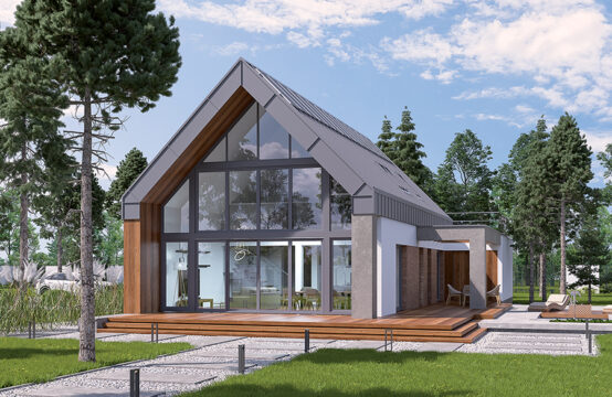 Dom z klimatem &#8211; wariant II (z wentylacją mechaniczną i rekuperacją) &#8211; A102aG2