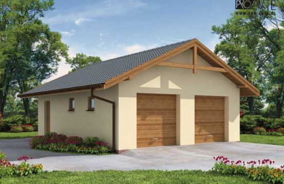 G1a garaż dwustanowiskowy z pomieszczeniem gospodarczym