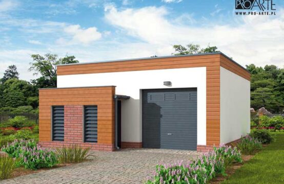 G311 garaż jednostanowiskowy z pomieszczeniem gospodarczym