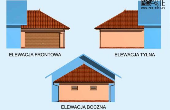 GP8 garaż dostawiany dwustanowiskowy