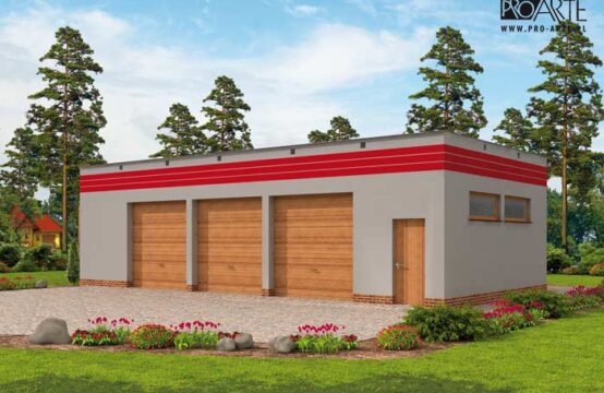 G270 garaż trzystanowiskowy