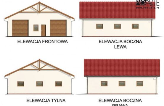G51  szkielet drewniany budynek gospodarczy