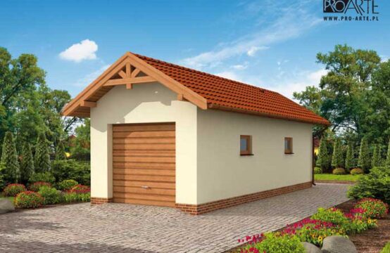 G257 garaż jednostanowiskowy