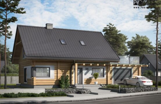 TRYPOLIS 3 projekt domu z bali drewnianych