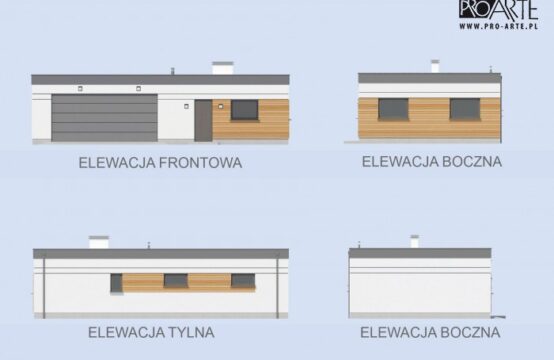 G361A garaż dwustanowiskowy z pomieszczeniami gospodarczymi