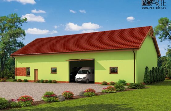 G237 garaż / magazyn z pomieszczeniami gospodarczymi