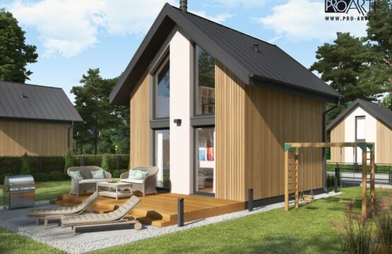LIDO 3 A szkielet drewniany dom letniskowy na zgłoszenie do 35 m2