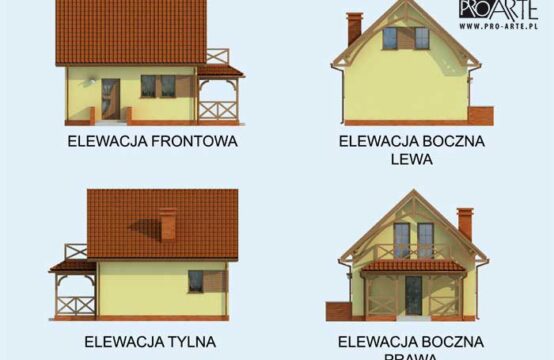 ORLEAN dom letniskowy z poddaszem