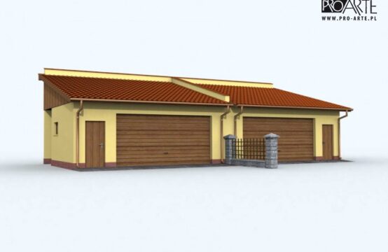 G88 bliźniak (jeden segment), projekty garaży