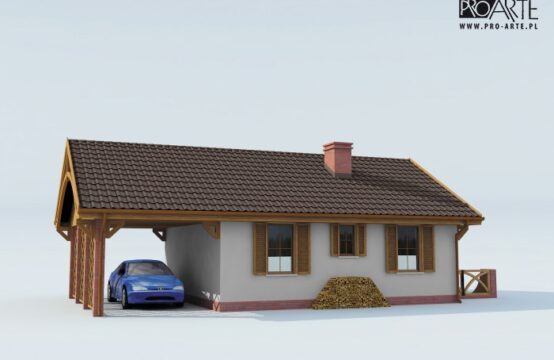 AWINION C dom mieszkalny, całoroczny szkielet drewniany