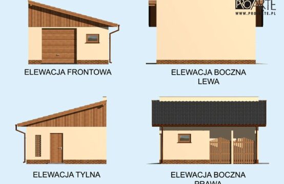 G172 garaż jednostanowiskowy