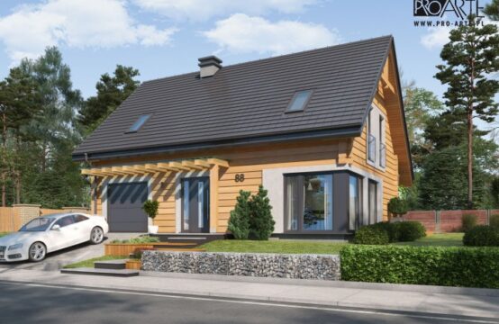 RIO 2 projekt domu z bali drewnianych