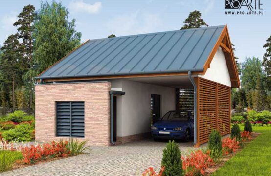 G278 wiata garażowa