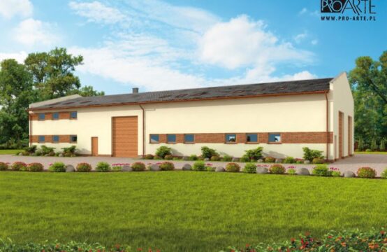 G267 garaż trzystanowiskowy z pomieszczeniami gospodarczymi