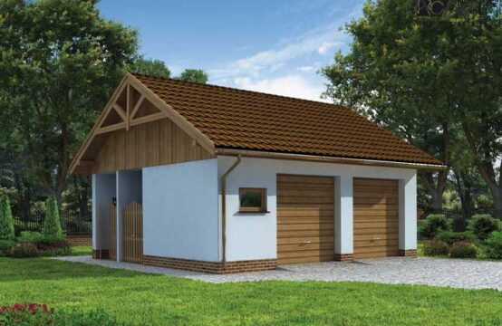 G174 garaż dwustanowiskowy