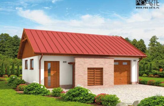 G310 jednostanowiskowy z pomieszczenie gospodarczym