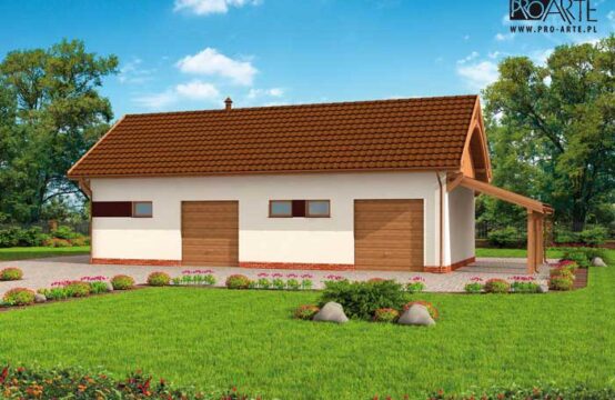 G260 garaż z pomieszczeniem garażowo / magazynowym