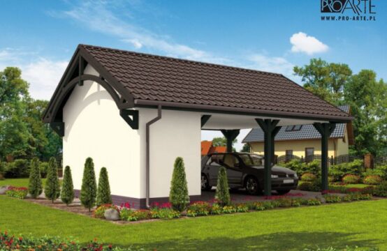 G48  szkielet drewniany budynek gospodarczy