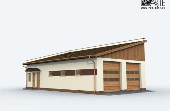 G161 garaż czterostanowiskowy