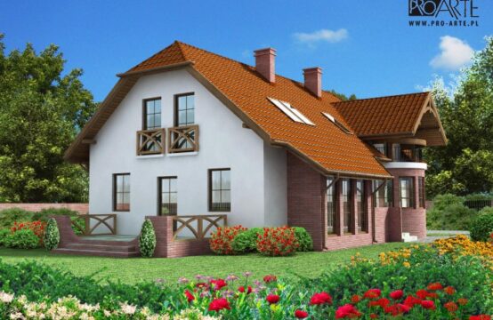 MERLO szkielet drewniany, dom dwurodzinny