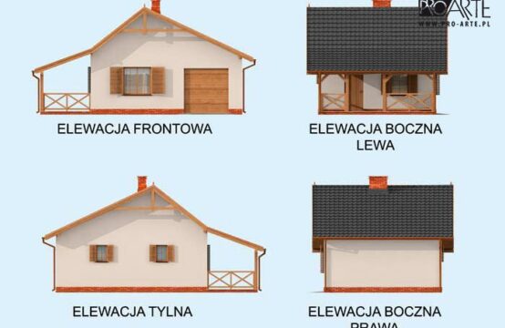 BAHIA szkielet drewniany, dom letniskowy