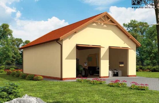 G243 garaż dwustanowiskowy